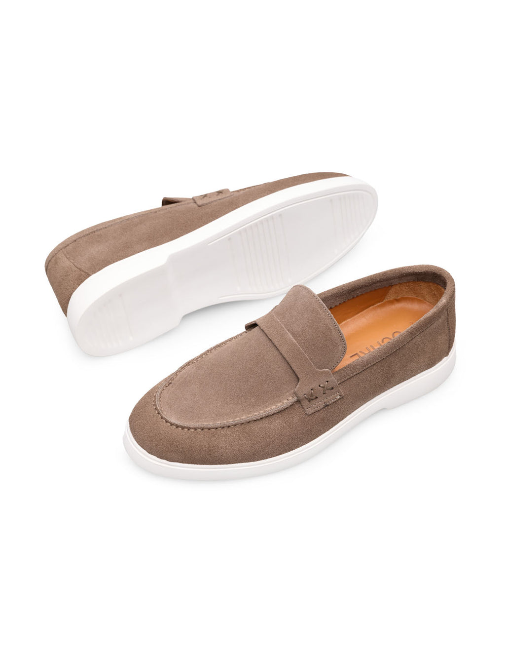 ARNO Bej Hakiki Süet Loafer