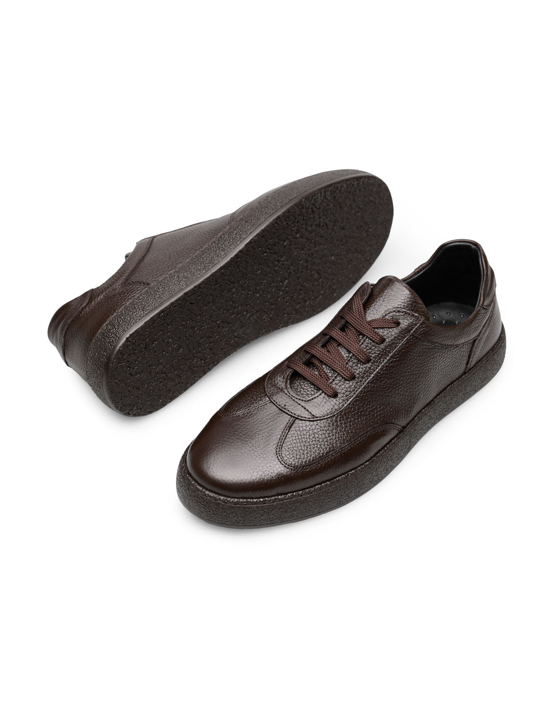 RUNE Kahverengi Hakiki Deri Casual Sneaker
