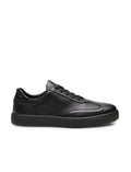 RUNE Siyah Hakiki Deri Casual Sneaker
