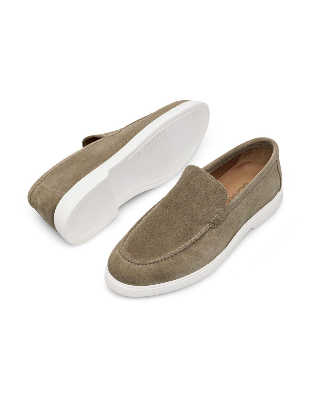 SOLEN Bej Hakiki Süet Loafer