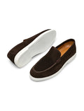 SOLEN Kahve Hakiki Süet Loafer