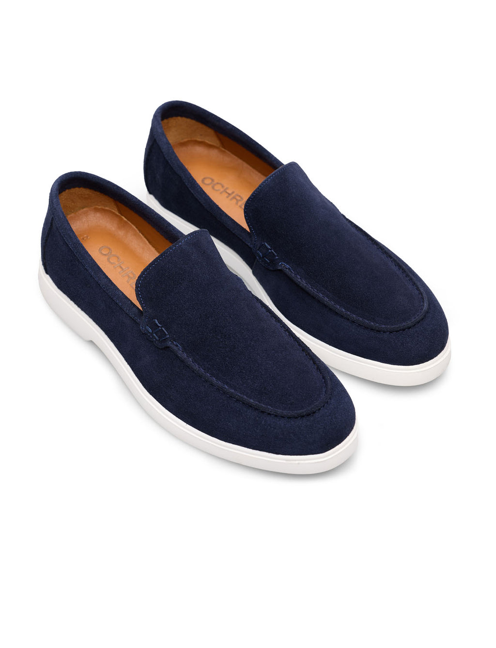 SOLEN Lacivert Hakiki Süet Loafer