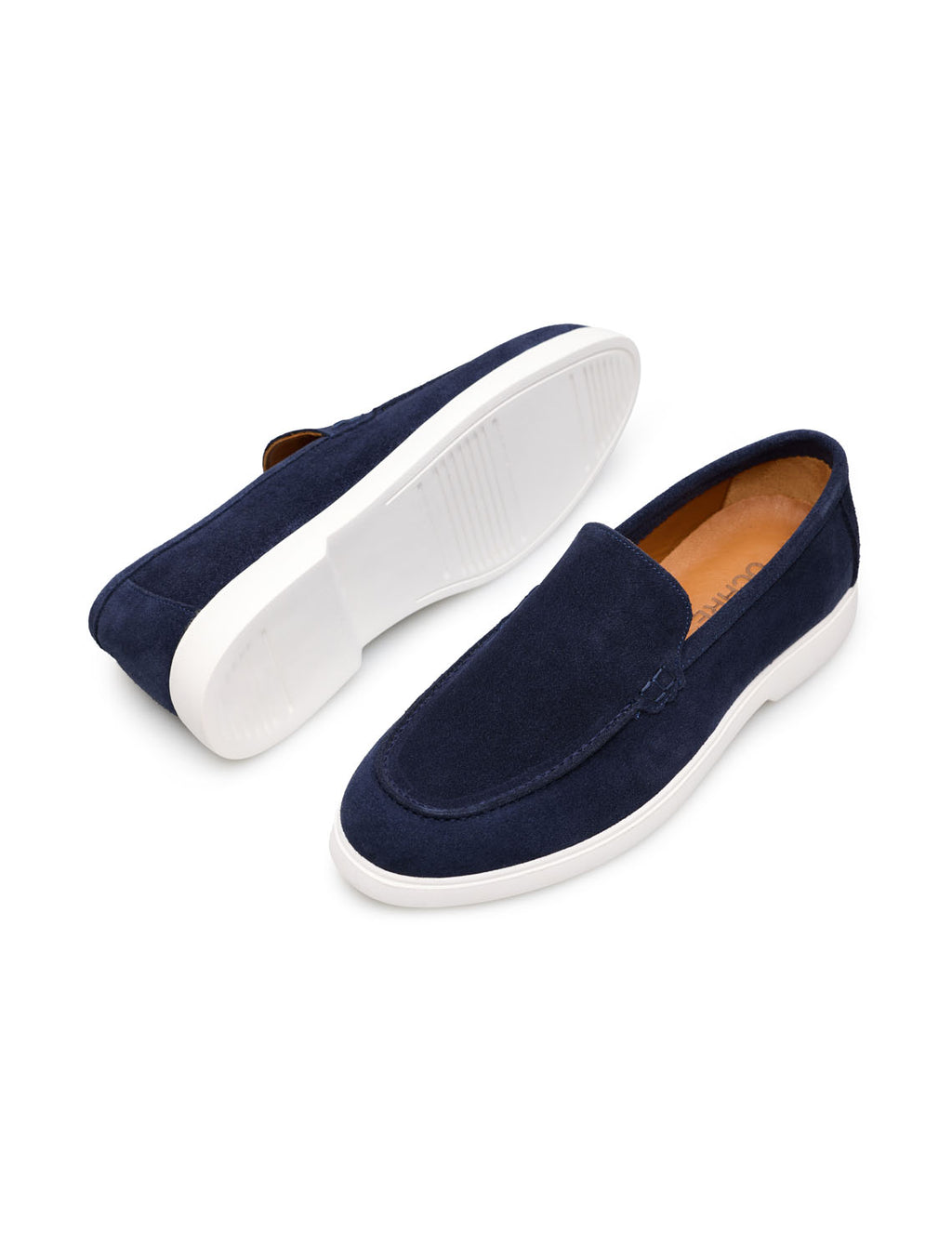SOLEN Lacivert Hakiki Süet Loafer