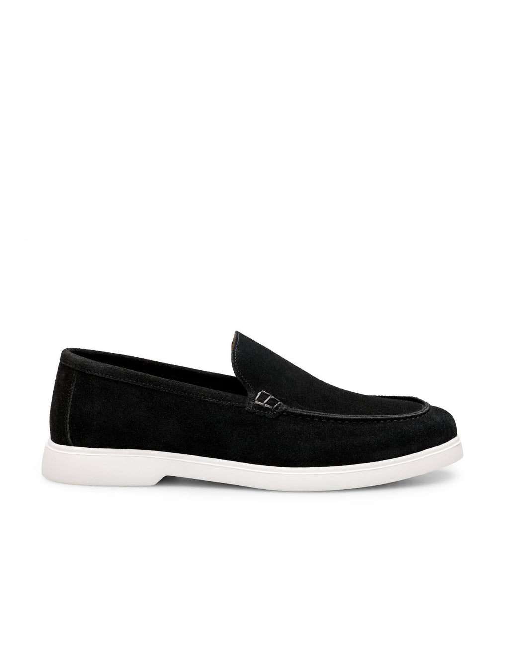 SOLEN Siyah Hakiki Süet Loafer