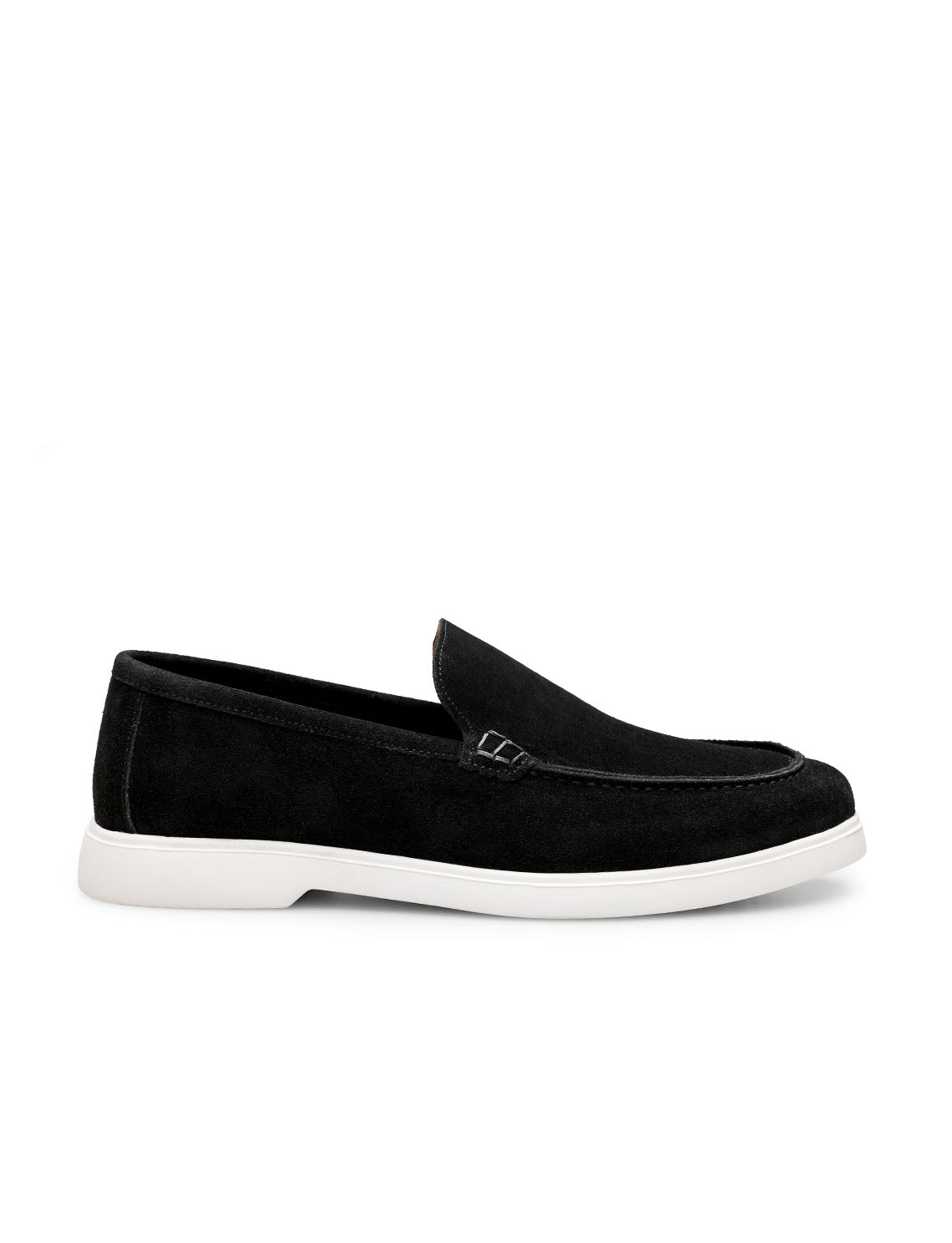 SOLEN Siyah Hakiki Süet Loafer