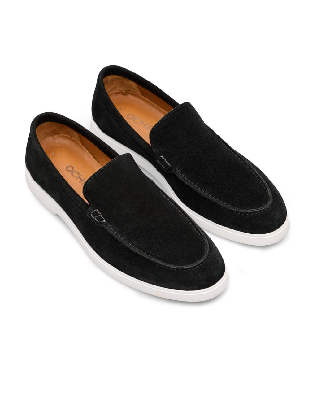 SOLEN Siyah Hakiki Süet Loafer
