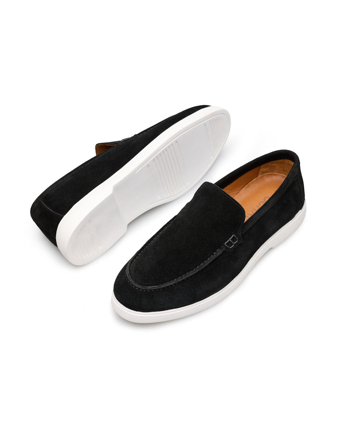 SOLEN Siyah Hakiki Süet Loafer