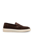 VELOR Kahverengi Hakiki Süet Casual Loafer