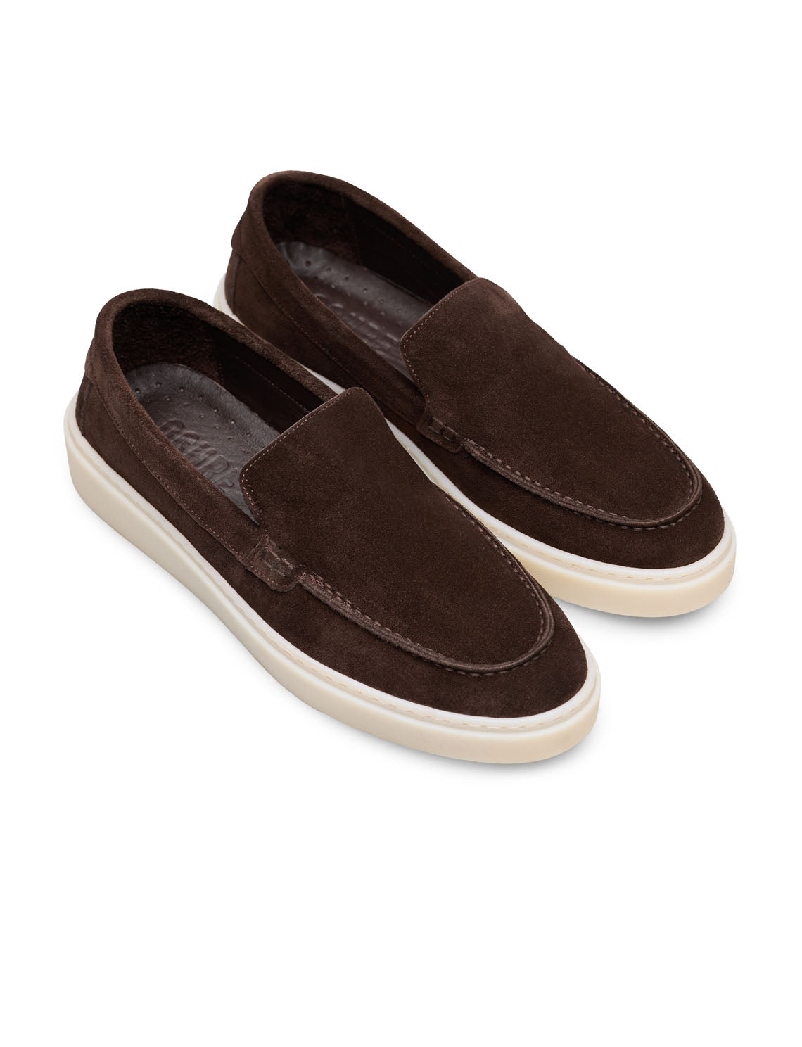 VELOR Kahverengi Hakiki Süet Casual Loafer