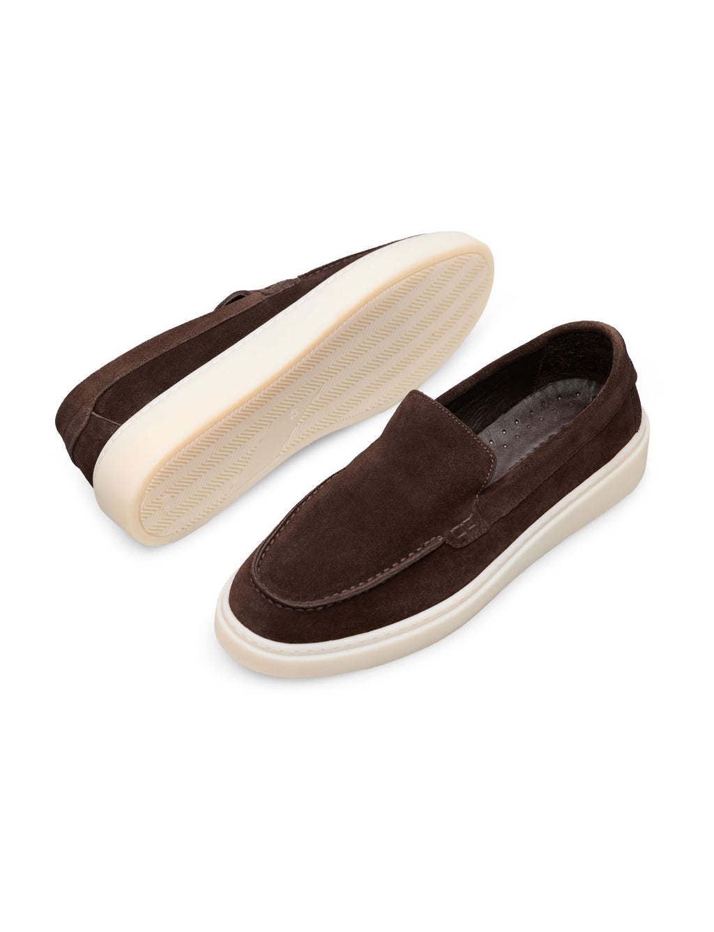 VELOR Kahverengi Hakiki Süet Casual Loafer