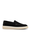 VELOR Siyah Hakiki Süet Casual Loafer