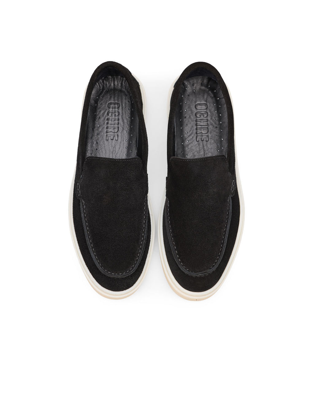 VELOR Siyah Hakiki Süet Casual Loafer