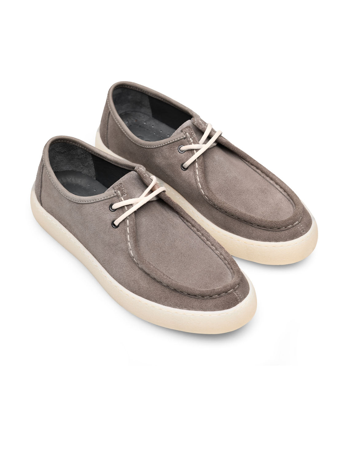 VENTO Vizon Hakiki Süet Casual Moc Toe Sisley Ayakkabı