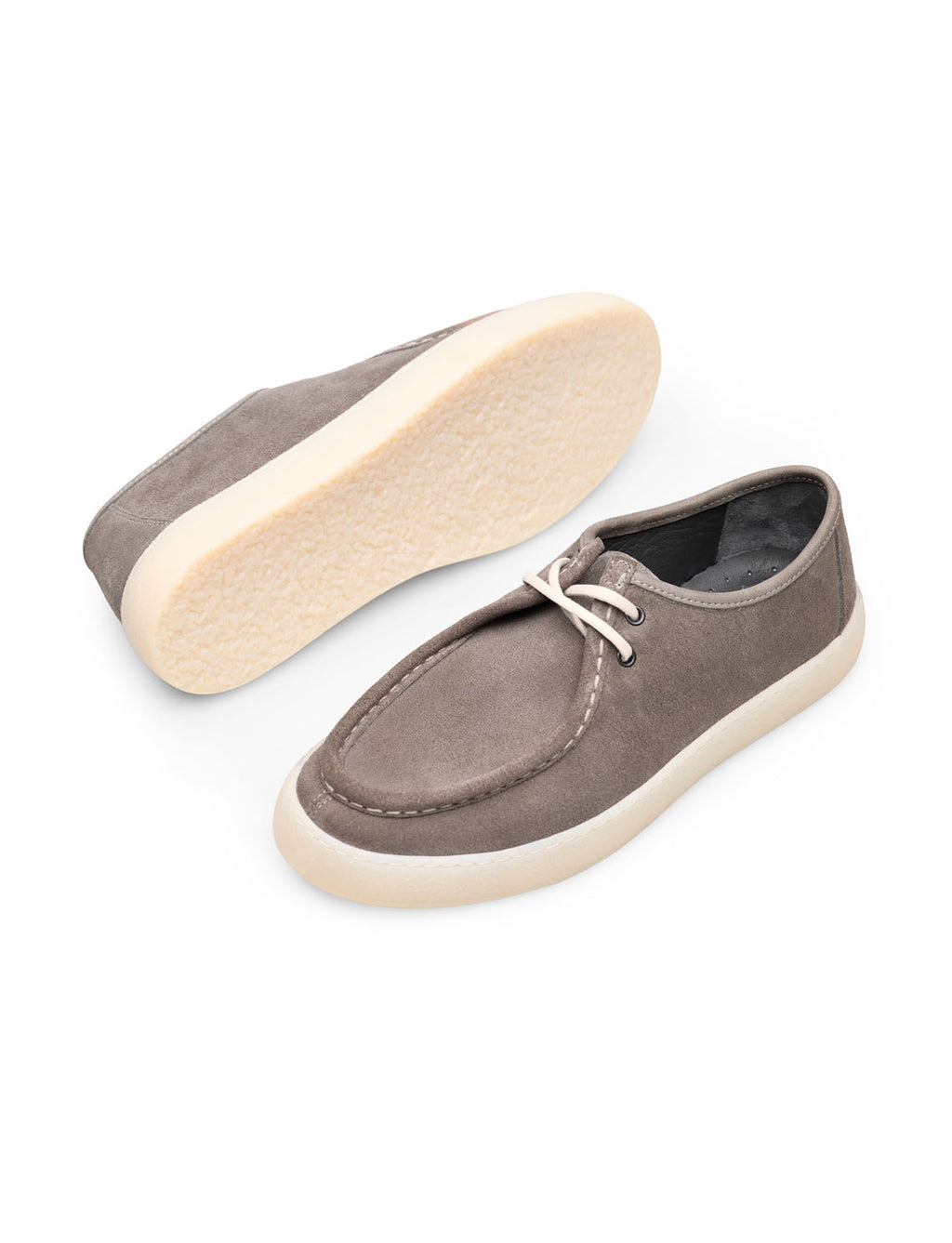 VENTO Vizon Hakiki Süet Casual Moc Toe Sisley Ayakkabı