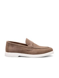 ARNO Bej Hakiki Süet Loafer