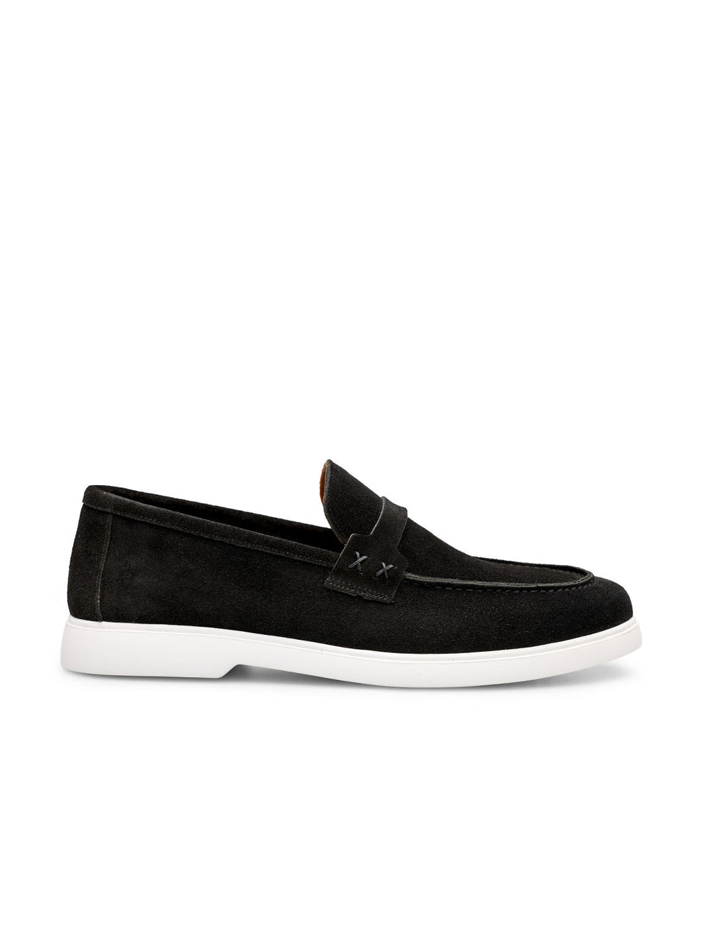 ARNO Siyah Hakiki Süet Loafer