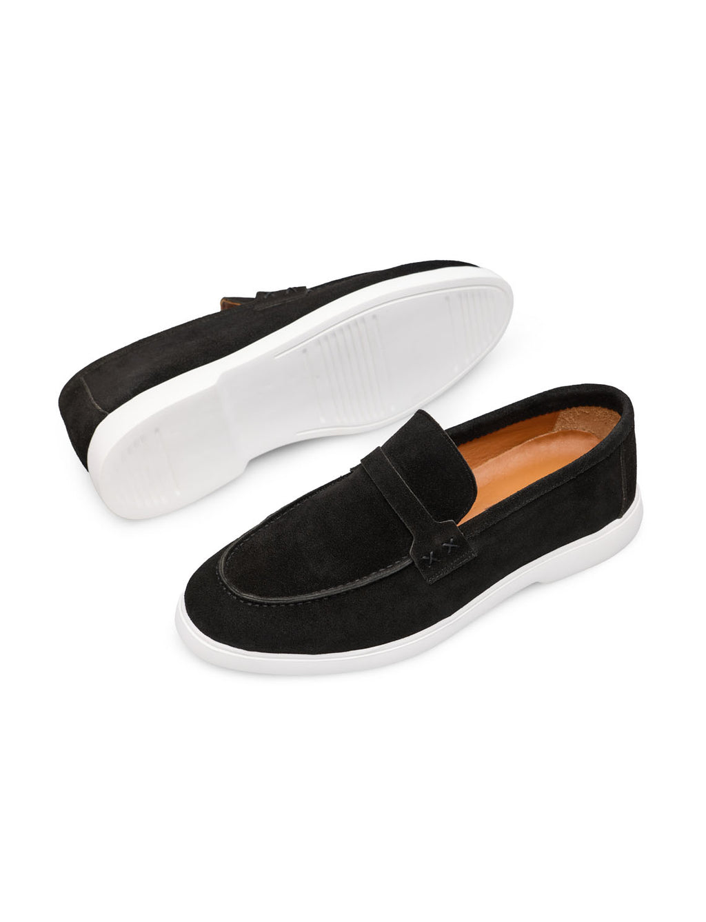 ARNO Siyah Hakiki Süet Loafer